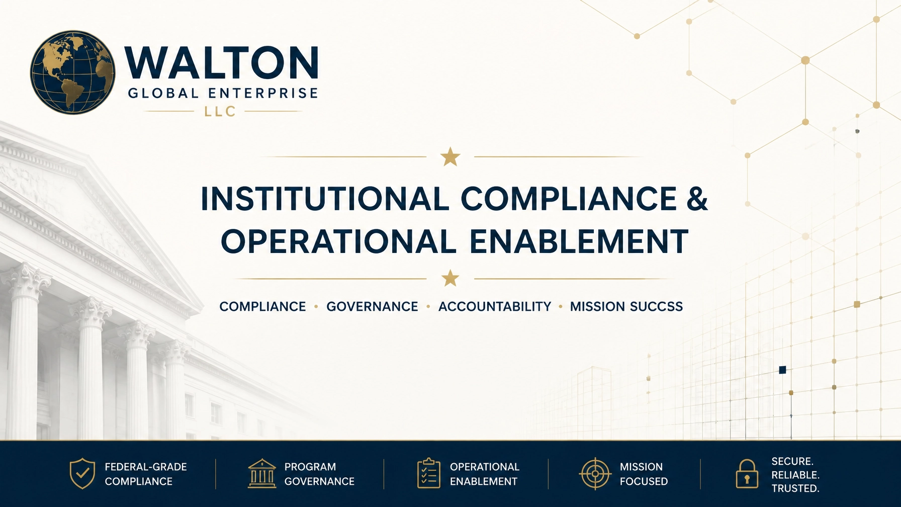 Walton Global Enterprise: Federal & State Government Contracting Profile